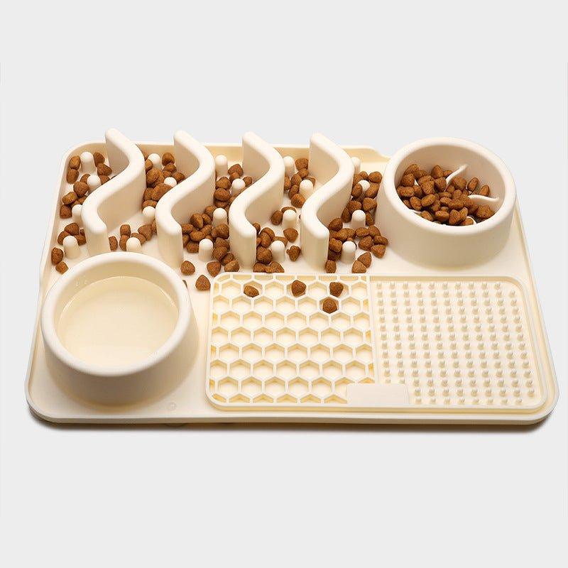 Dog Silicone Licking Pad Pet Licking Mat Silicone Mat Multifunctional Food Bowl